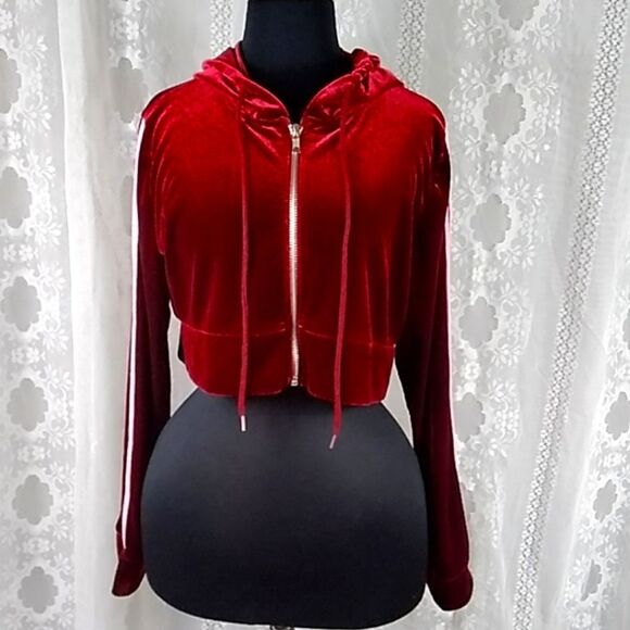 Rue21 Junior Belvet Burgundy And Pink Size XS Sweater - Picture 1 of 9